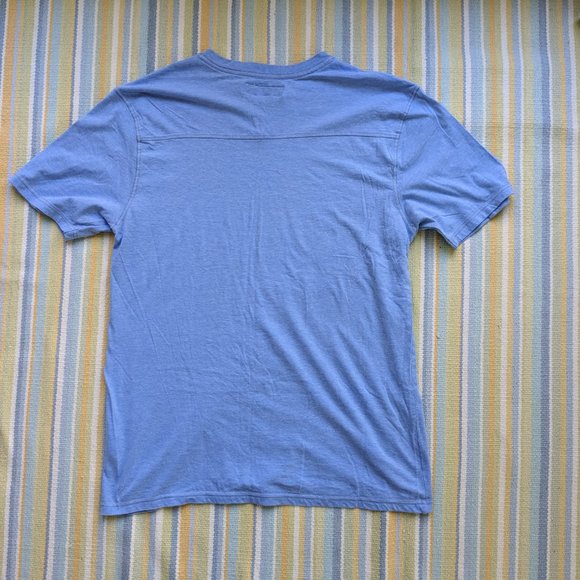Mens pd&c blue knit v-neck tee Large - Picture 8 of 9